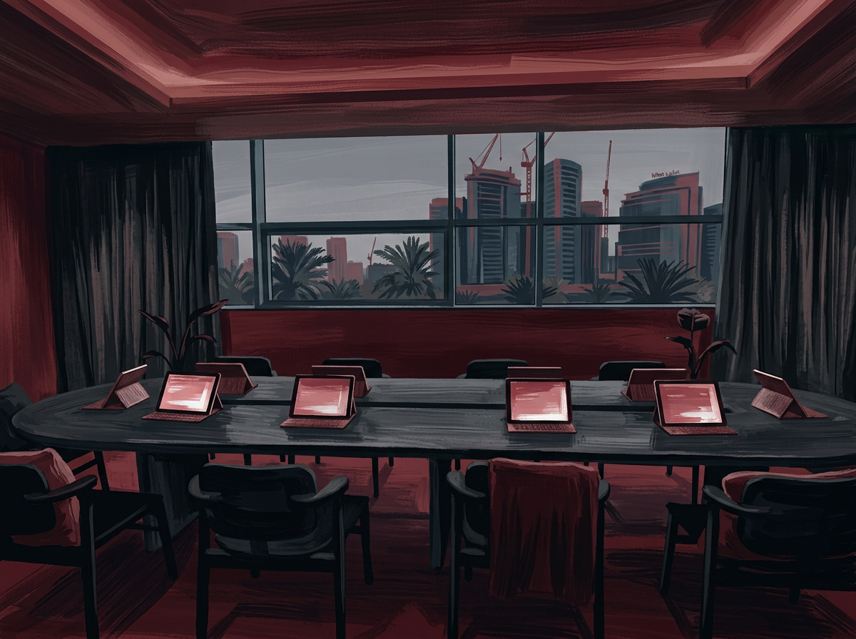 Boardroom Dubai, stilisiert